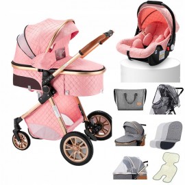 Wózek Yazoco Pink Premium